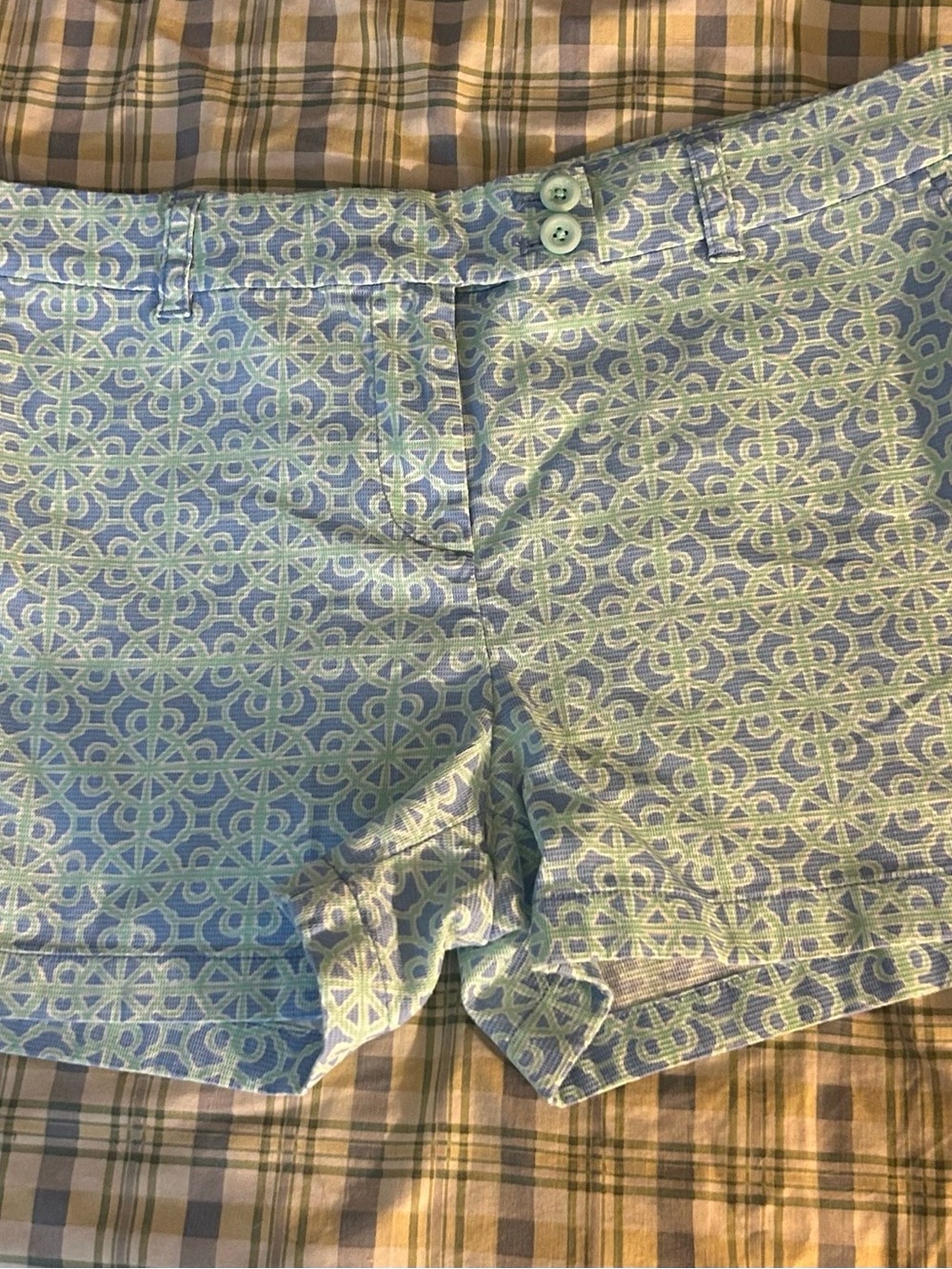 Vineyard Vines Women’s Patterned Light Blue Shorts